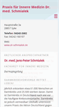 Mobile Screenshot of dr-schmialek.de